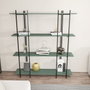 Hanah Home Estantería Moss Verde y Negro